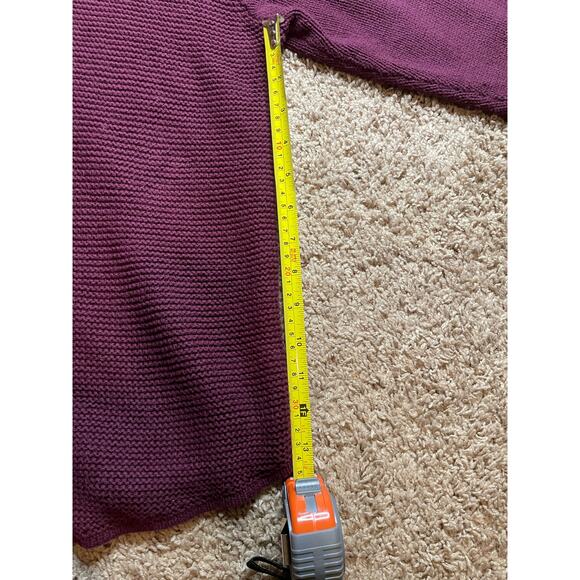 Chaps Burgundy Sweater - Size 2X ** - Picture 4 of 7